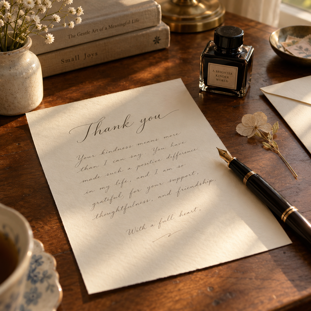 A Heartfelt Thank You• The Empowered Letter Series